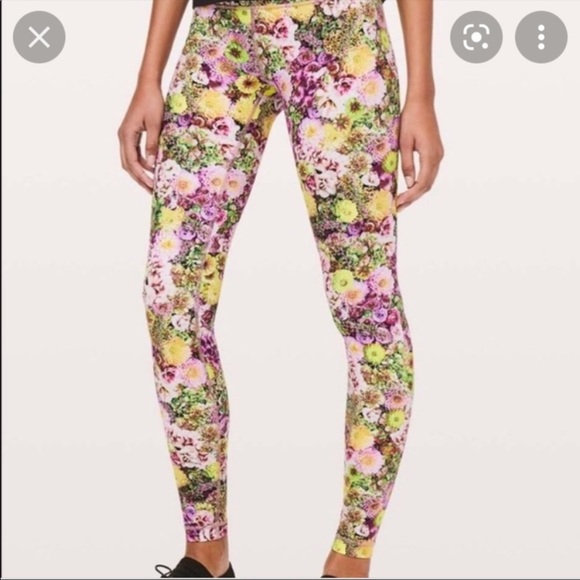 lululemon athletica Pants - Lululemon Floral Print Leggings